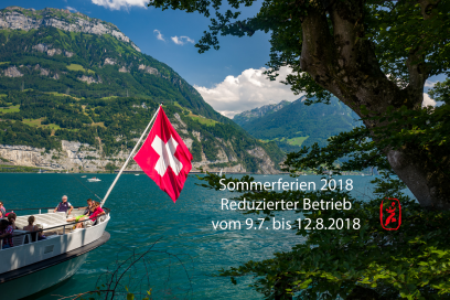 Sommerferien reduzierter Betrieb