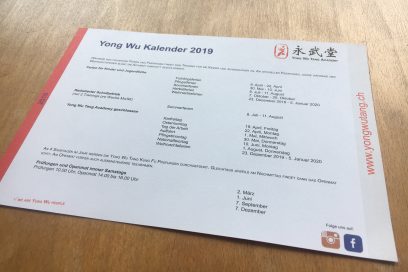 Jahresplan / Stundenplan 2019